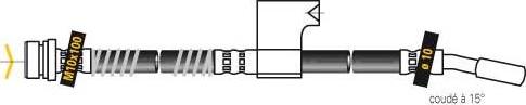 MGA F5551 - Flessibile del freno autozon.pro