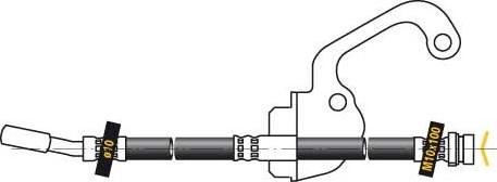 MGA F5566 - Flessibile del freno autozon.pro