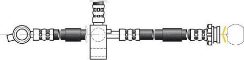 MGA F5357 - Flessibile del freno autozon.pro