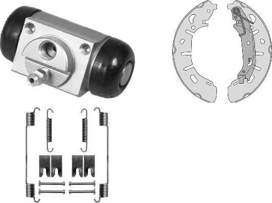 MGA K910871 - Kit ganasce freno autozon.pro