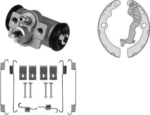 MGA K918876 - Kit ganasce freno autozon.pro