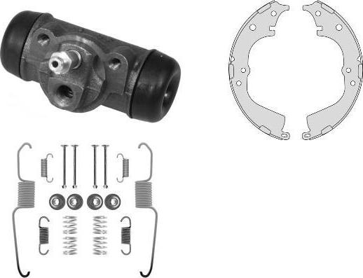 MGA K928872 - Kit ganasce freno autozon.pro