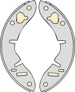 MGA M531 - Kit ganasce freno autozon.pro