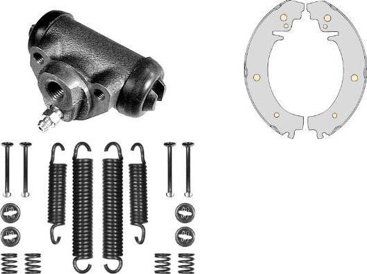 MGA K537159 - Kit ganasce freno autozon.pro