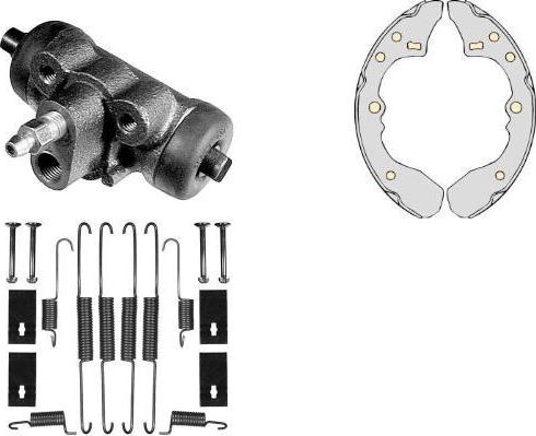 MGA K649313 - Kit ganasce freno autozon.pro