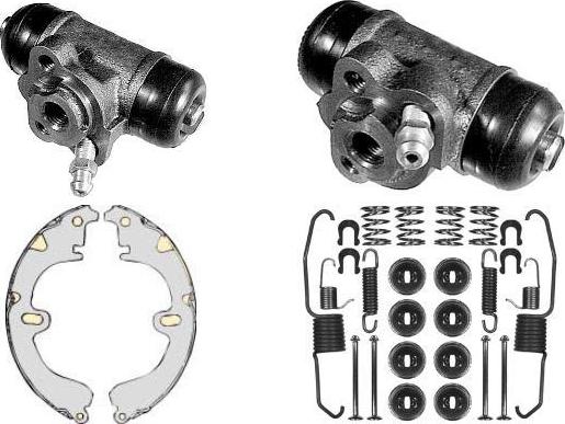 MGA K654333 - Kit ganasce freno autozon.pro