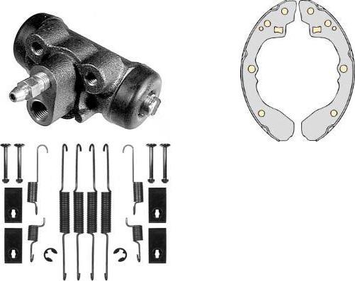 MGA K651315 - Kit ganasce freno autozon.pro