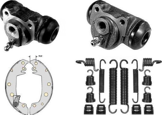 MGA K604647 - Kit ganasce freno autozon.pro