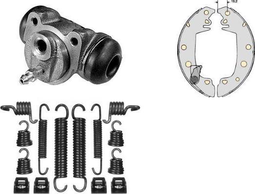 MGA K604608 - Kit ganasce freno autozon.pro