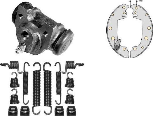 MGA K604106 - Kit ganasce freno autozon.pro