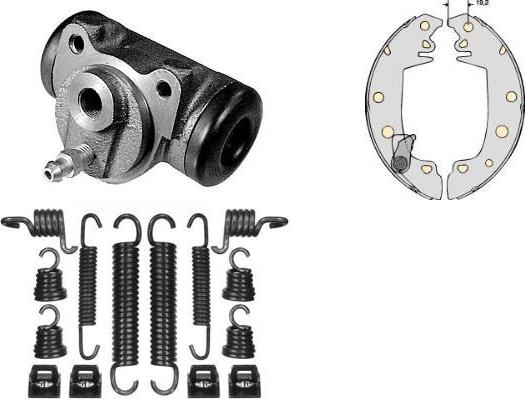 MGA K604709 - Kit ganasce freno autozon.pro