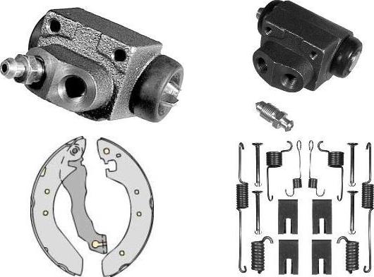 MGA K683416 - Kit ganasce freno autozon.pro