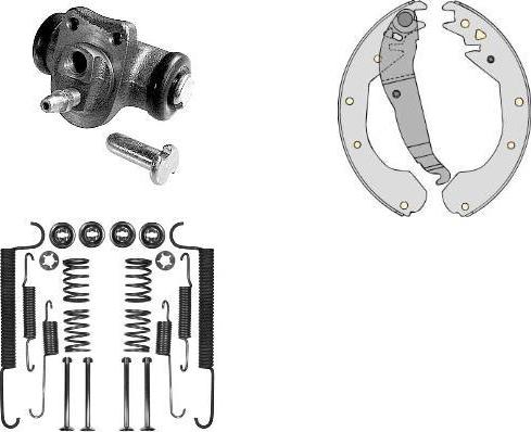 MGA K630557 - Kit ganasce freno autozon.pro