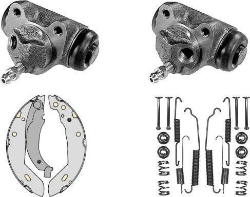 MGA K624639 - Kit ganasce freno autozon.pro