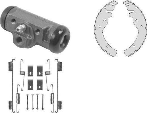 MGA K801840 - Kit ganasce freno autozon.pro