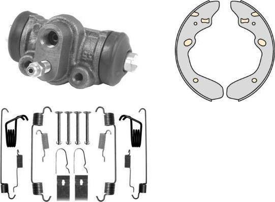 MGA K741842 - Kit ganasce freno autozon.pro