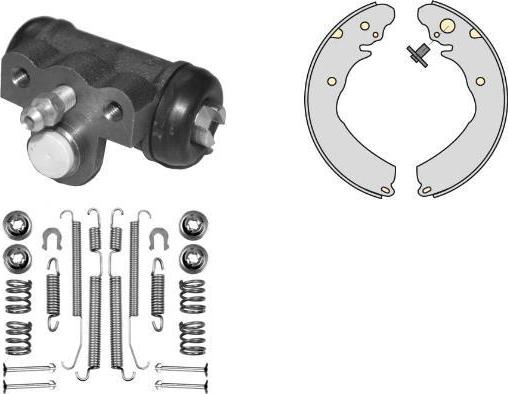 MGA K742967 - Kit ganasce freno autozon.pro