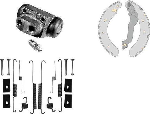 MGA K758463 - Kit ganasce freno autozon.pro