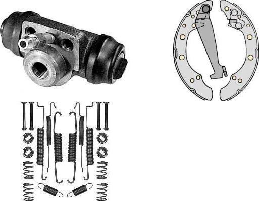 MGA K717599 - Kit ganasce freno autozon.pro