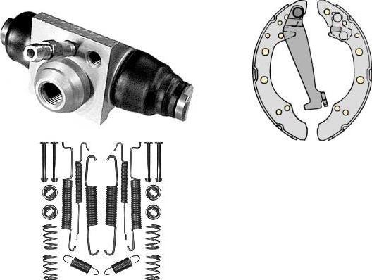 MGA K717571 - Kit ganasce freno autozon.pro