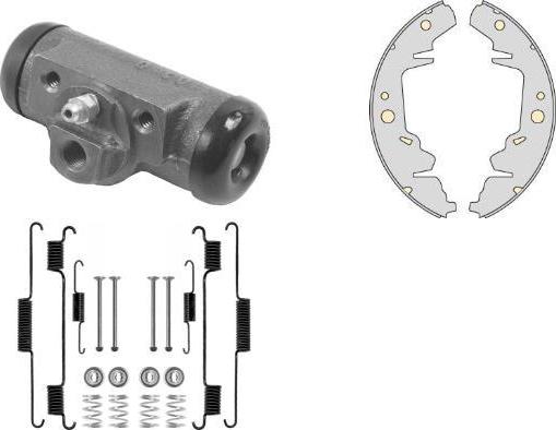 MGA K739840 - Kit ganasce freno autozon.pro