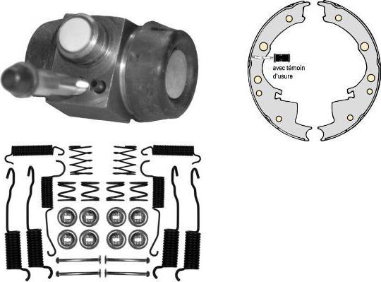 MGA K732970 - Kit ganasce freno autozon.pro