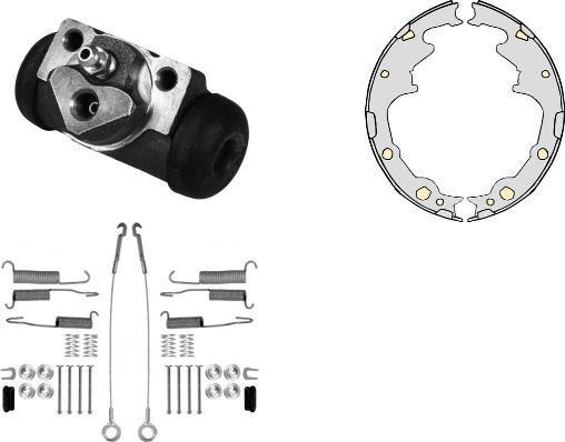 MGA K722877 - Kit ganasce freno autozon.pro