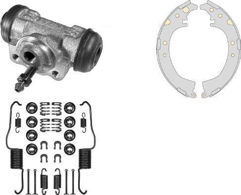 MGA K770344 - Kit ganasce freno autozon.pro