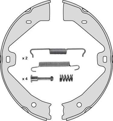 MGA M931R - Kit ganasce, Freno stazionamento autozon.pro
