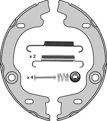 MGA M923R - Kit ganasce, Freno stazionamento autozon.pro