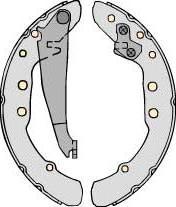 MGA M677 - Kit ganasce freno autozon.pro