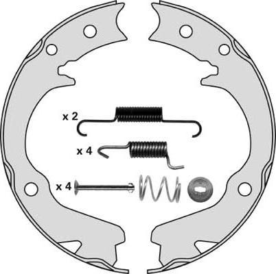 MGA M859R - Kit ganasce, Freno stazionamento autozon.pro
