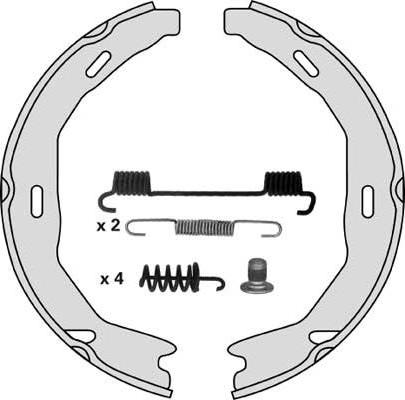 MGA M869R - Kit ganasce, Freno stazionamento autozon.pro