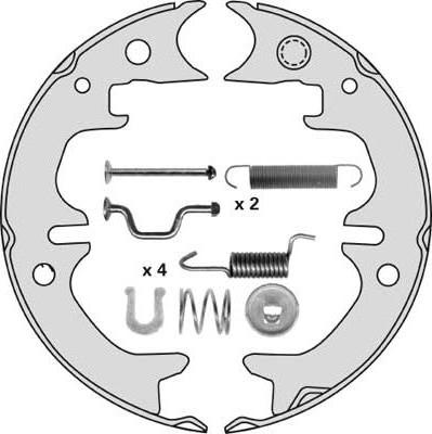 MGA M860R - Kit ganasce, Freno stazionamento autozon.pro