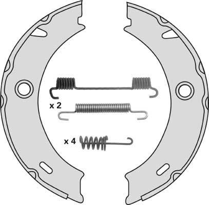 MGA M805R - Kit ganasce, Freno stazionamento autozon.pro