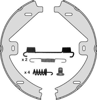 MGA M889R - Kit ganasce, Freno stazionamento autozon.pro