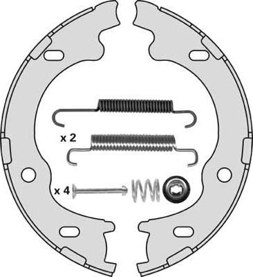 MGA M886R - Kit ganasce, Freno stazionamento autozon.pro