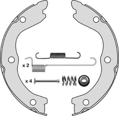 MGA M839R - Kit ganasce, Freno stazionamento autozon.pro