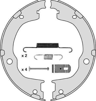 MGA M870R - Kit ganasce, Freno stazionamento autozon.pro