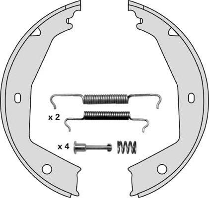 MGA M777R - Kit ganasce, Freno stazionamento autozon.pro