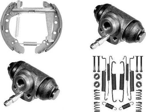 MGA PM717296 - Kit ganasce freno autozon.pro