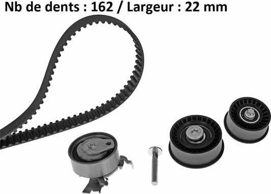 MGA X495H2 - Kit cinghie dentate autozon.pro