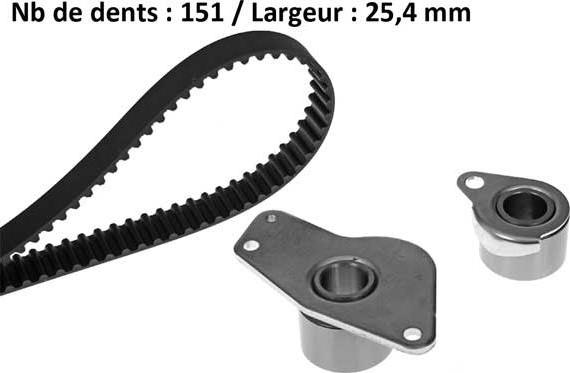 MGA X446H1 - Kit cinghie dentate autozon.pro