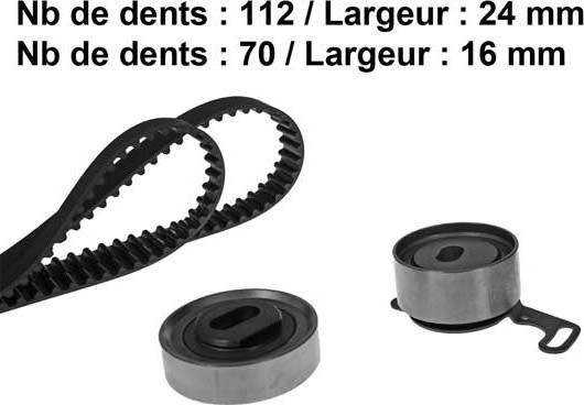 MGA X415H1 - Kit cinghie dentate autozon.pro