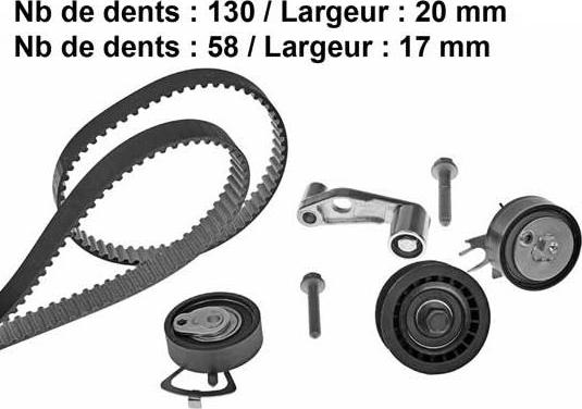 MGA X429H1 - Kit cinghie dentate autozon.pro