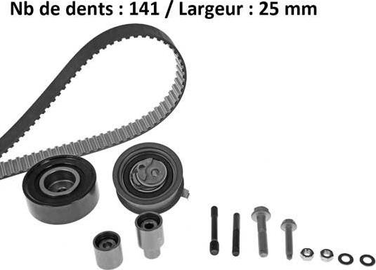 MGA X553H1 - Kit cinghie dentate autozon.pro