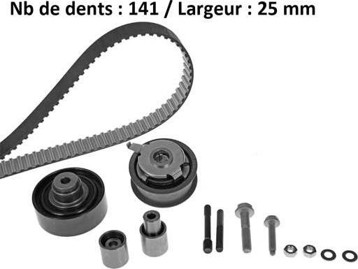 MGA X553H1 - Kit cinghie dentate autozon.pro