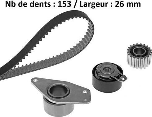 MGA X557H1 - Kit cinghie dentate autozon.pro