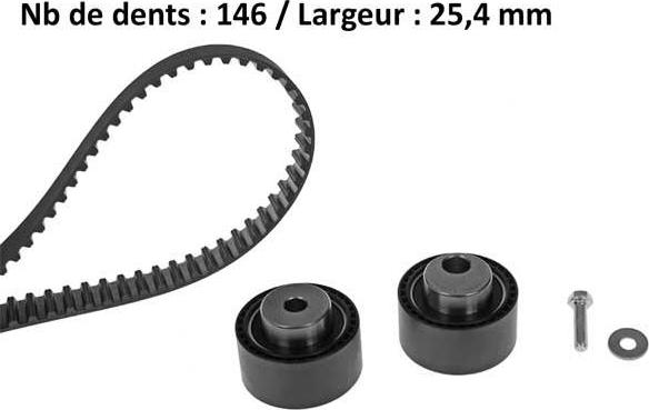 MGA X530H2 - Kit cinghie dentate autozon.pro