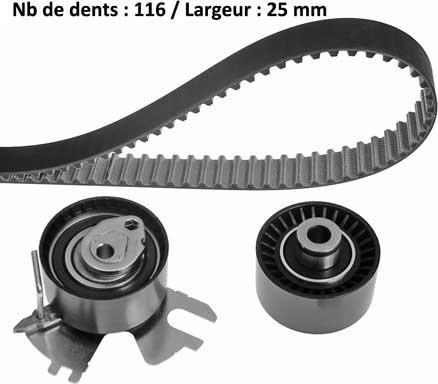 MGA X648H1 - Kit cinghie dentate autozon.pro